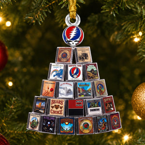 Nostalgic Grateful Dead Collections Christmas Ornament, Personalized Gifts For Music Lovers 02qhdh290826