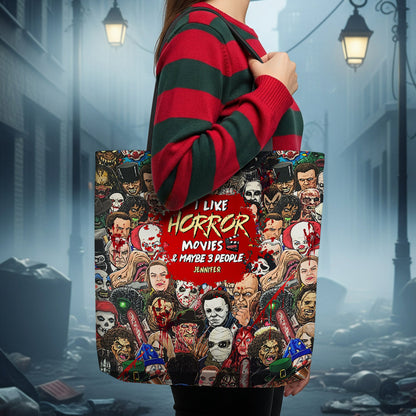 Halloween Horror Characters Tote Bag Personalized Gifts For Movie Fans 02HUDT200825