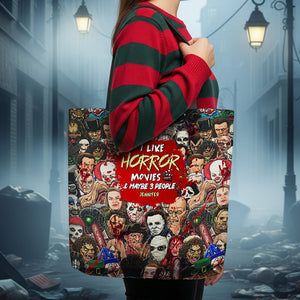 Halloween Horror Characters Tote Bag Personalized Gifts For Movie Fans 02HUDT200825
