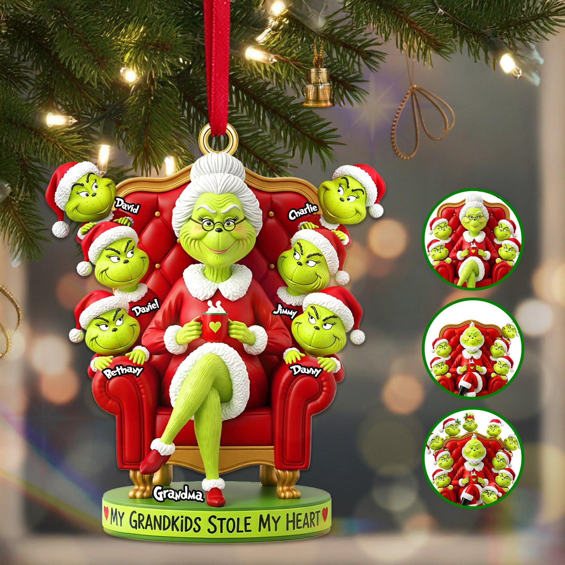 Grandparents’ Pride & Joy Ornament - Personalized Christmas Gift For Grandparennts 04HUMG170925-Homacus