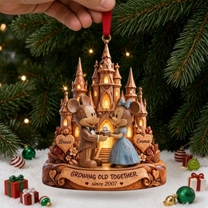 Forever By Your Side Christmas Ornament - Personalized Gifts For Couple 06QHLU180926