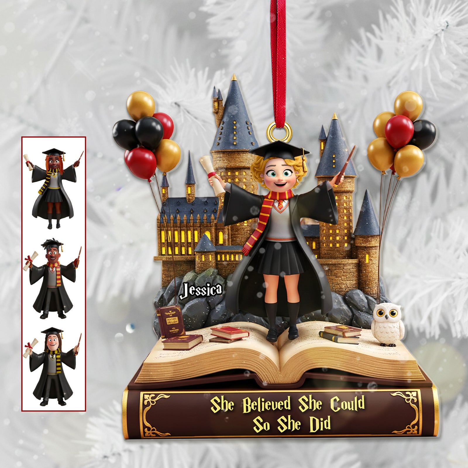 Magical Graduate Ornament - Personalized Gifts For Graduation Christmas Ornament 03NAMG021025