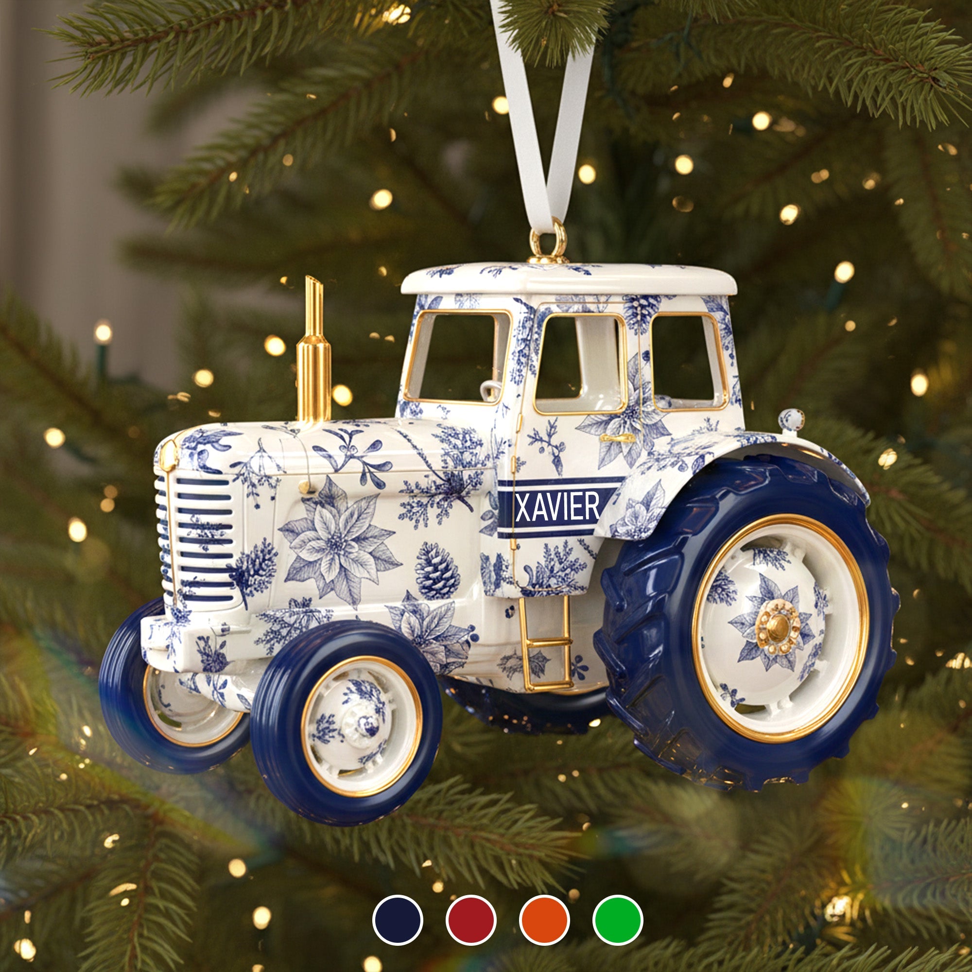 Personalized Gifts For Farmers Christmas Ornament 02pgmg011025
