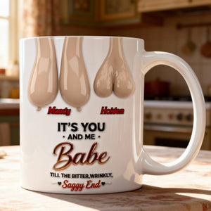 Old Couple Forever Mug - Personalized Gifts For Couple 04OHMG060125