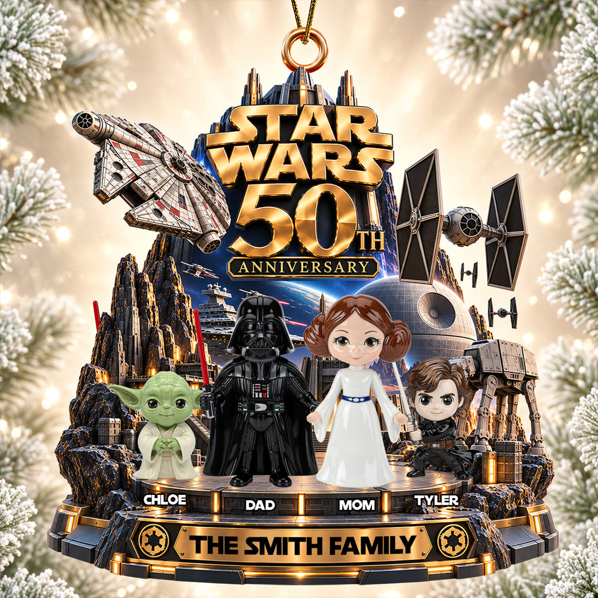 50 Years Of Timeless Memories Ornament - Personalized Anniversary Gift For Family 01OHDT021026-Homacus