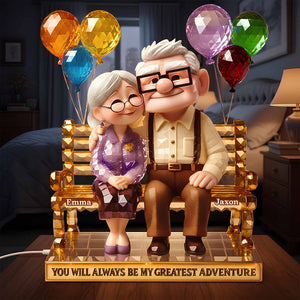 My Greatest Adventure Light Box - Personalized Gift For Couples 02TGDT021225