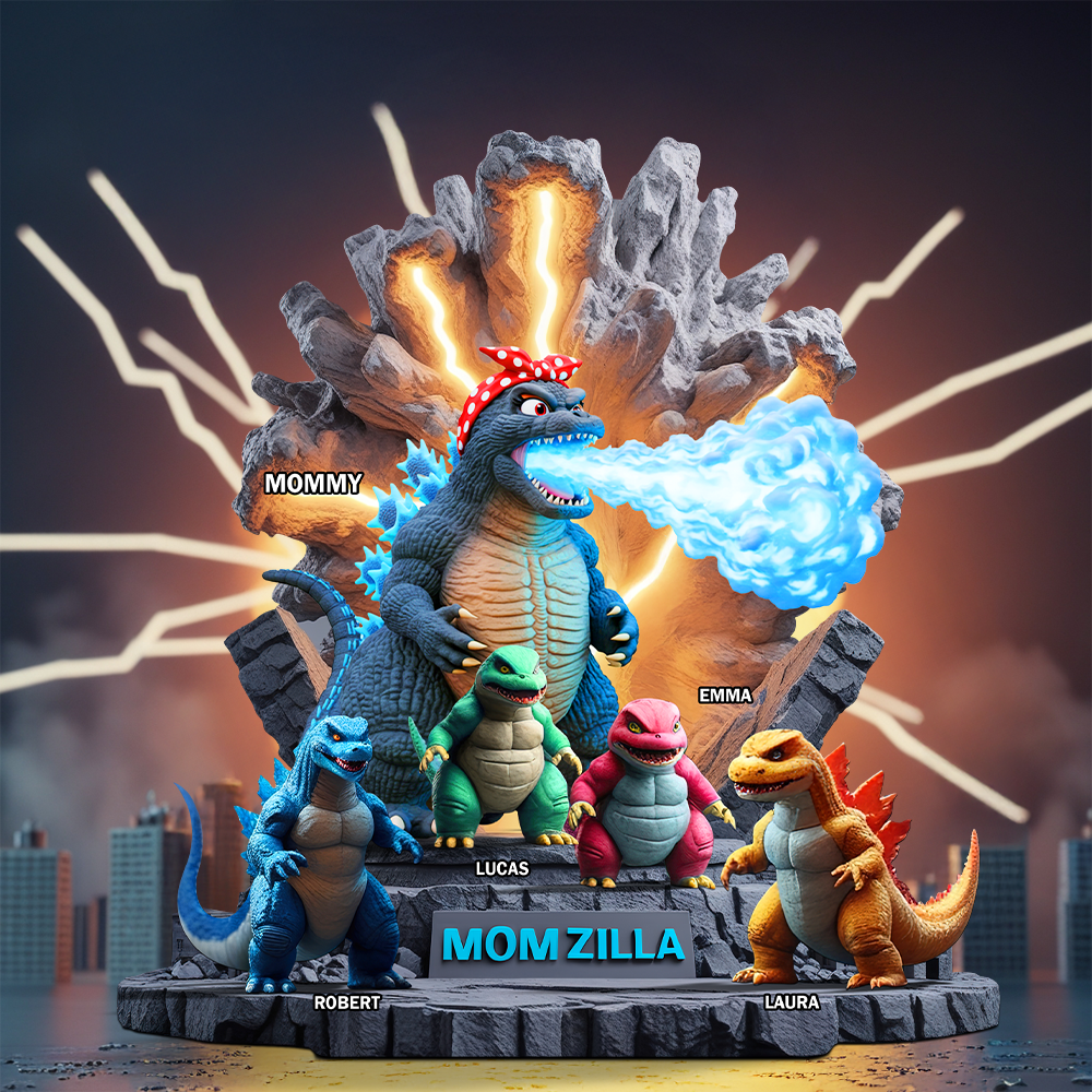 Personalized Gifts For Mom Acrylic Plaque Queen Power Mom 02QHPU150425-Homacus