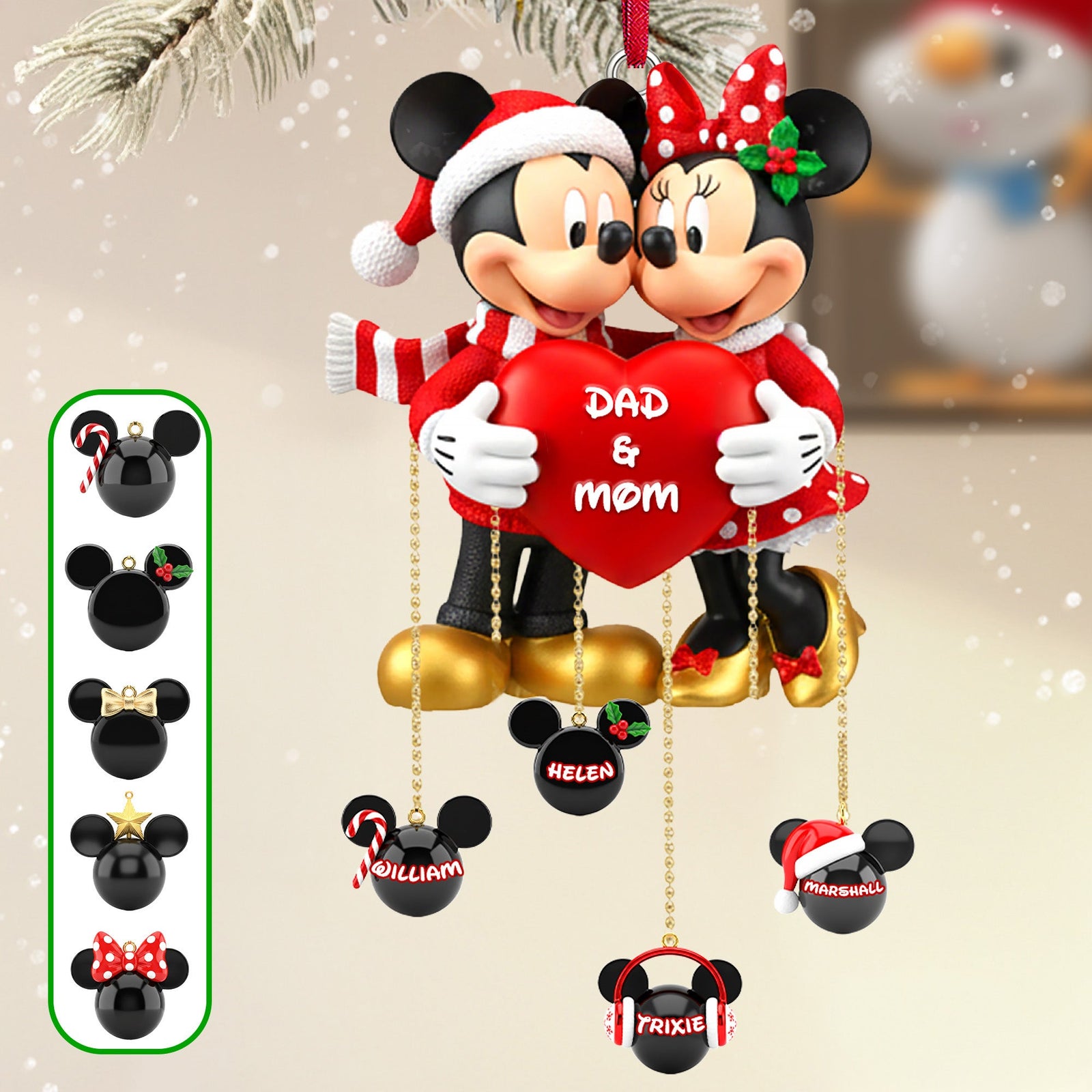 Personalized Gifts For Family Christmas Ornament 01kimg061125