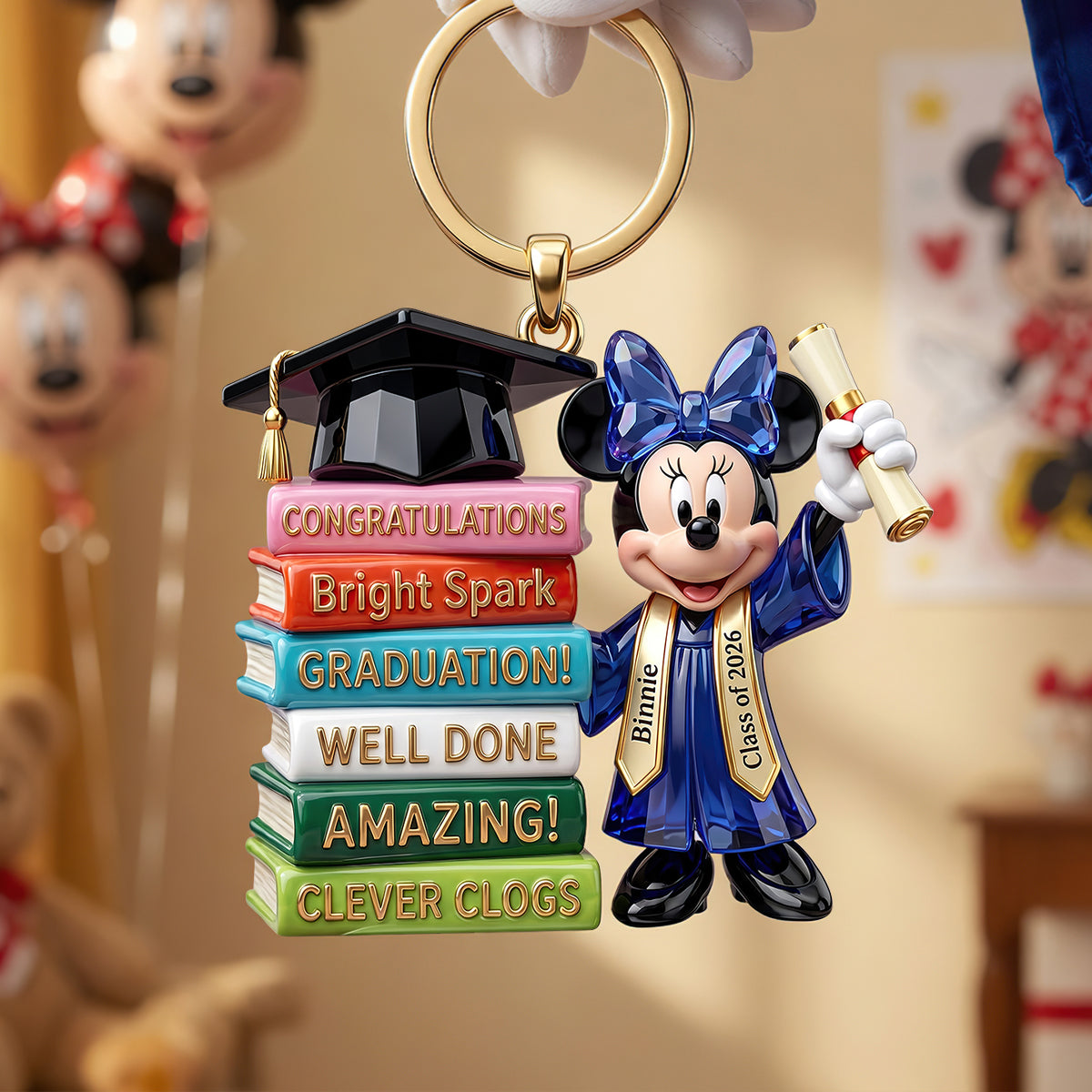 Celebrate Graduation Keychain - Personalized Gifts For Graduates 05padt080526