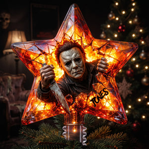 Terrifying Surprise Star Tree Topper, Personalized Gifts 04qhlu080826
