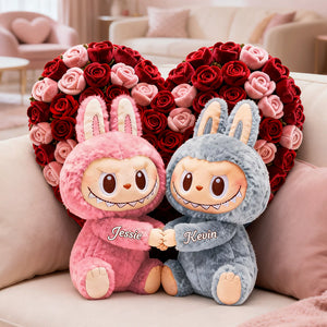 Cute Couple Custom Shaped Pillow - Personalized Gifts For Couple 02nata231225