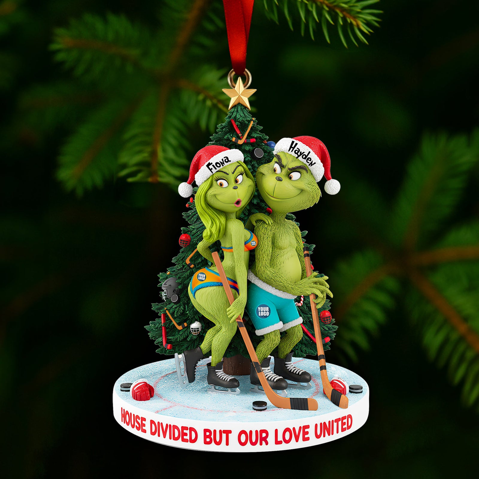 Christmas Ornament Personalized Funny Gifts For Sport Lover Couple 03hulu081025