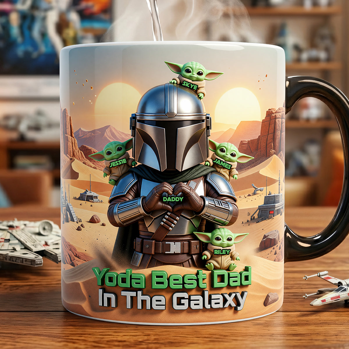 Best Dad Cosmic Magic Coffee Mug - Personalized Gifts For Dad 02nata200426