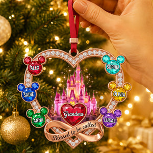 Grandma Blessed With Love Christmas Ornament - Personalized Gifts For Grandma 05nadt240826-Homacus