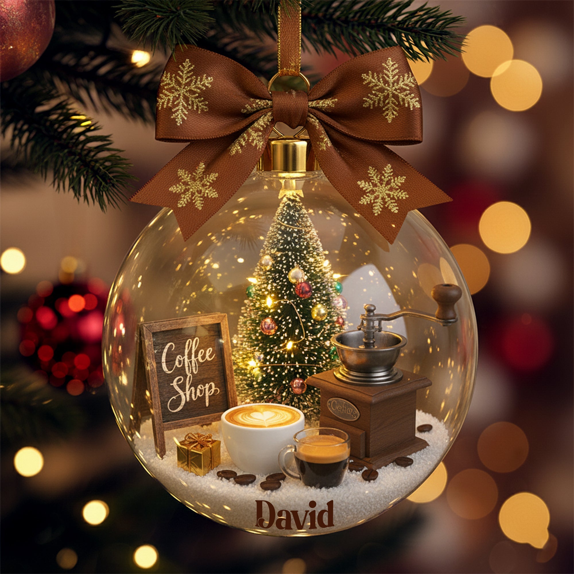 Vintage Coffee Ornament - Personalized Gifts For Coffee Lovers 01palu041125