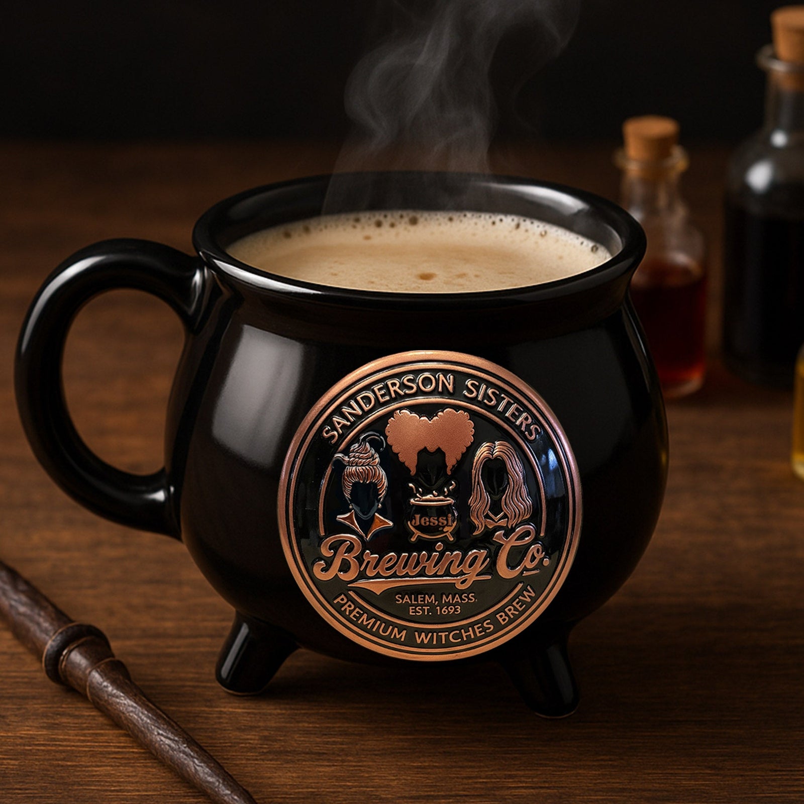 Witch Brewing Co Cauldron Mug - Personalized Gifts For Witch Lover 01QHLU200825