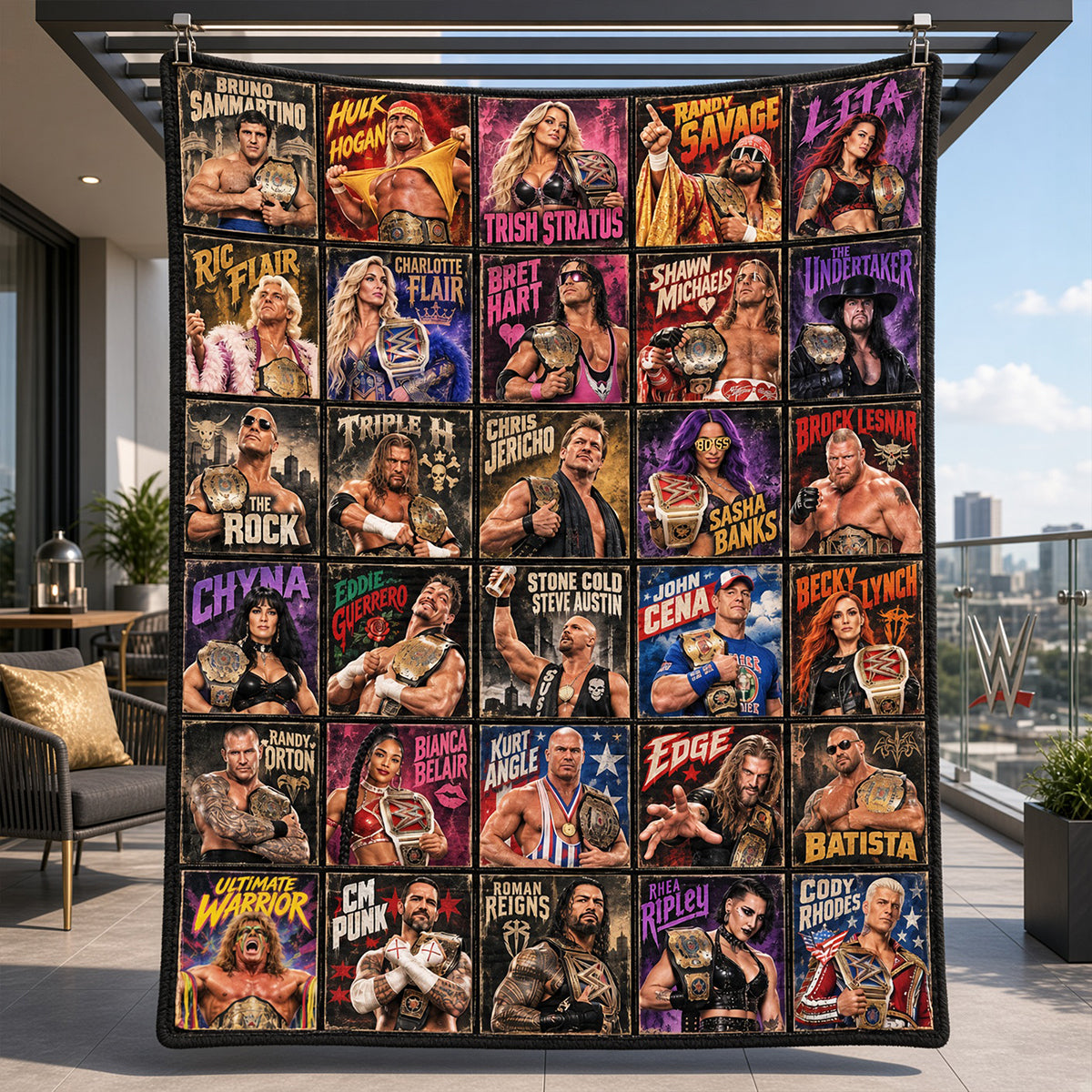 Champions Poster Blanket - Personalized Gifts 02hata021026