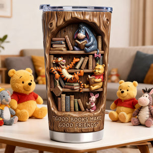Good Books Make Good Friends 20oz Tumbler - Gift For Friends 07PALU160126