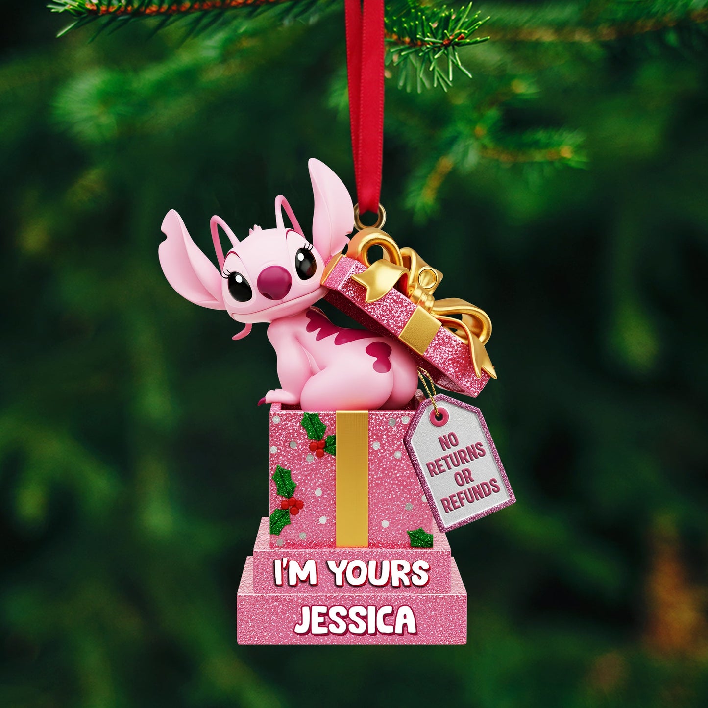 Funny Alien Couple Ornament - Personalized Christmas Gift For Couples 01HYLU230925