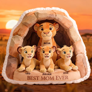 Best Mom Ever Custom Shaped Pillow  - Personalized Gifts For Mom 02NADT040226