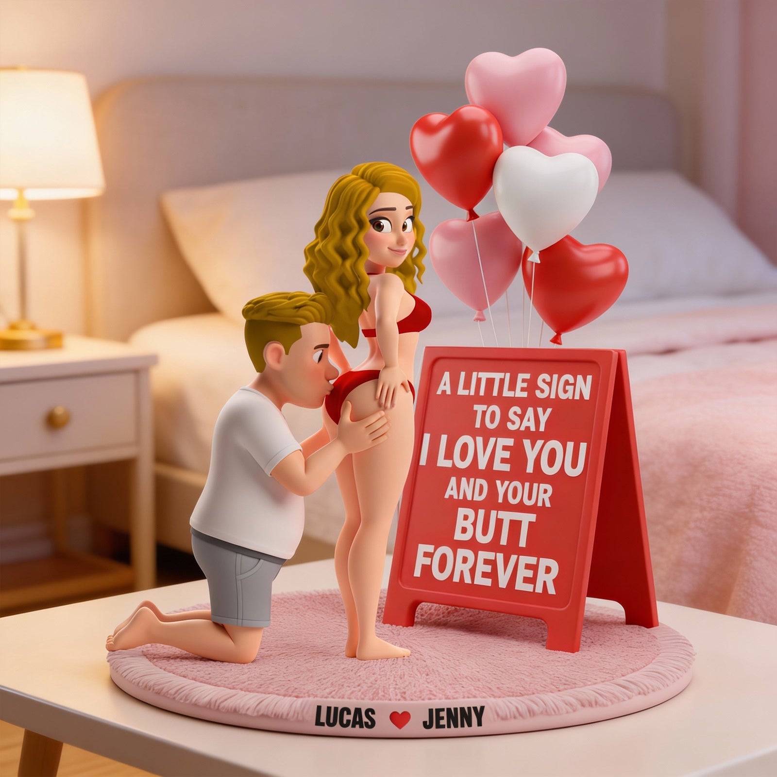Personalized Funny Gifts For Couple Acrylic Plaque 02natn231225