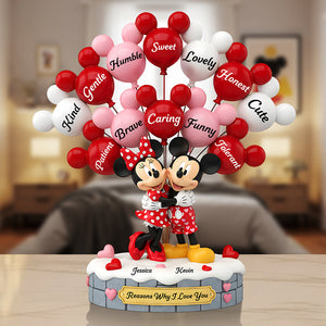 Romantic Couple Acrylic Plaque - Personalized Gifts For Couple 01hyta011225