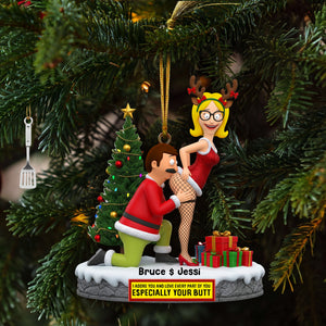 Naughty Couple Acrylic Ornament - Personalized Christmas Gifts For Couple 03ohlu310726