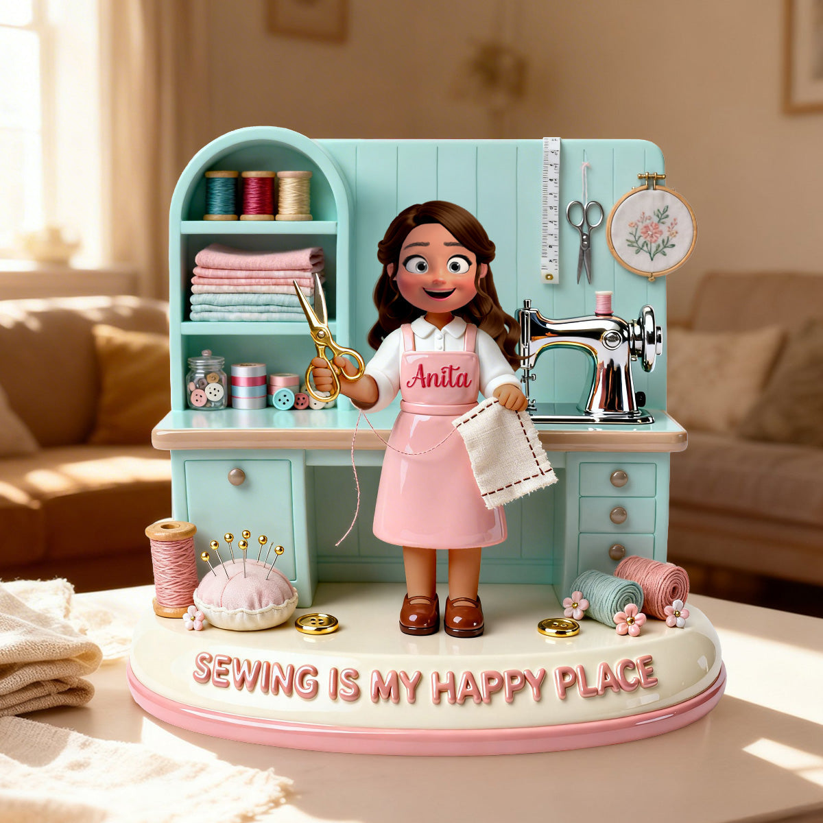Sewing Room Acrylic Plaque - Personalized Gifts For Sewing Lovers 05pgmg120226 - Shaped Plaques - GoDuckee