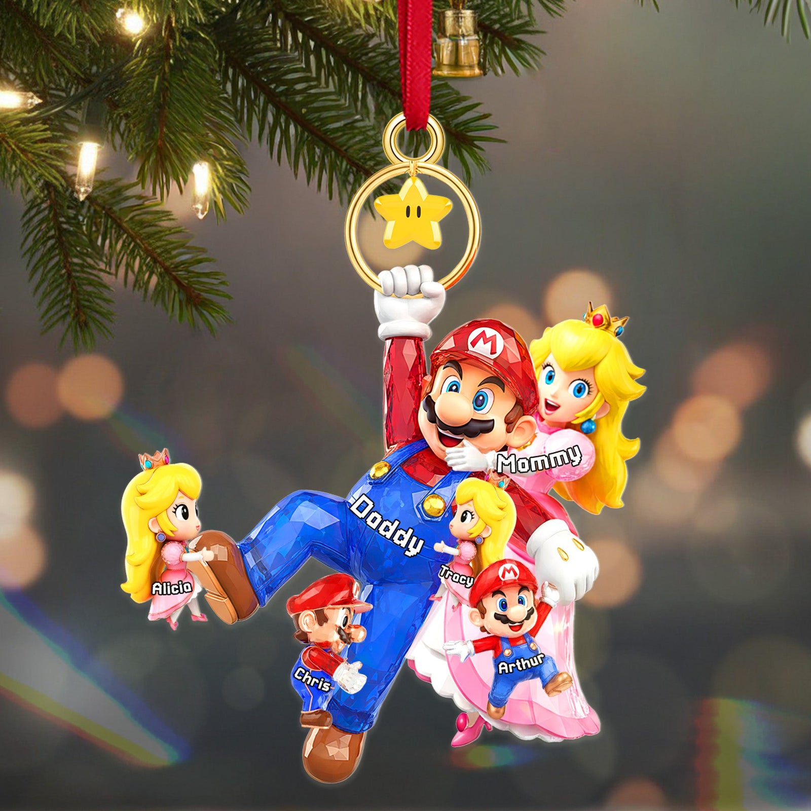 Family Ornament - Personalized Gifts For Family Christmas Ornament 03QHMG250925