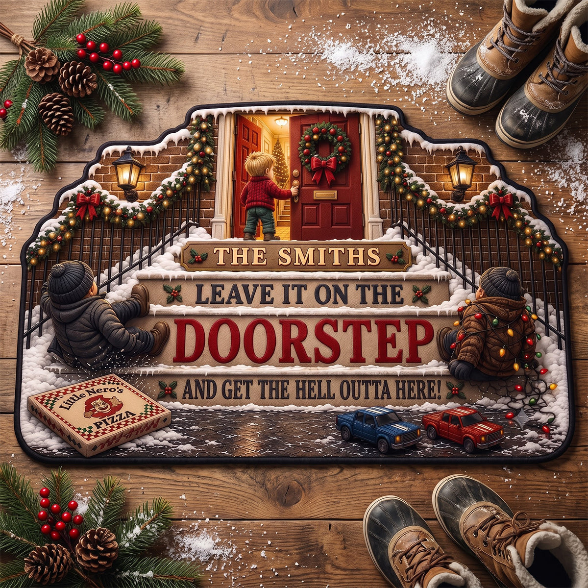 Funny Christmas Doormat - Personalized Christmas Gifts For Family 07hadh280826