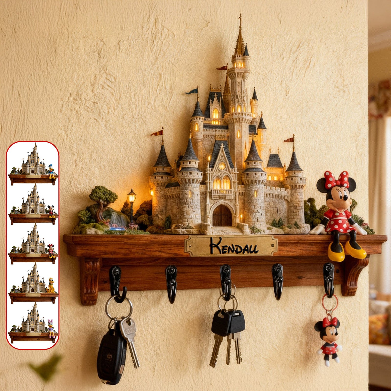 Cute Characters Key Hanger - Personalized Gifts 06kimg170126