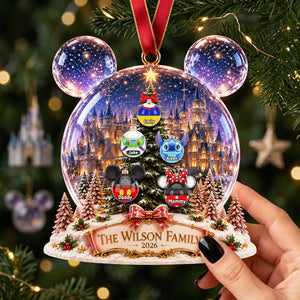 Magical Christmas Family Bubble Ornament - Personalized Gifts For Family 02NATA200826