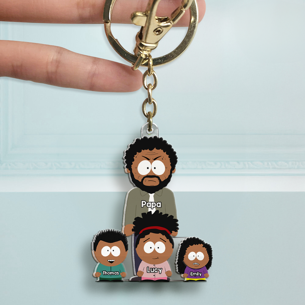 Dad Keychain - Personalized Gifts For Dad 03QHHU160525HG
