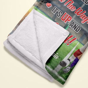 Personalized Gifts For Sport Couple Blanket 01hutn300925