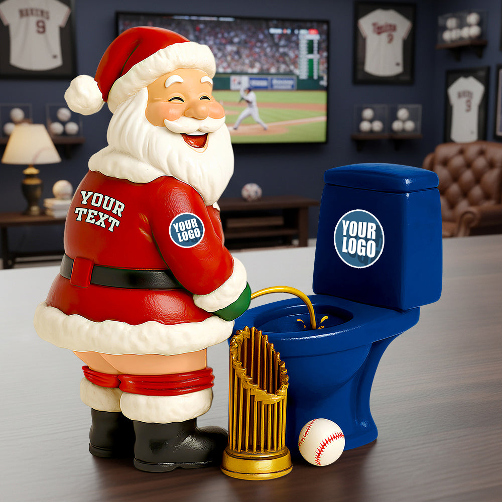 Santa’s Funny Rivalry Christmas Acrylic Plaque - Personalized Gifts For Fans 01HUDT131025