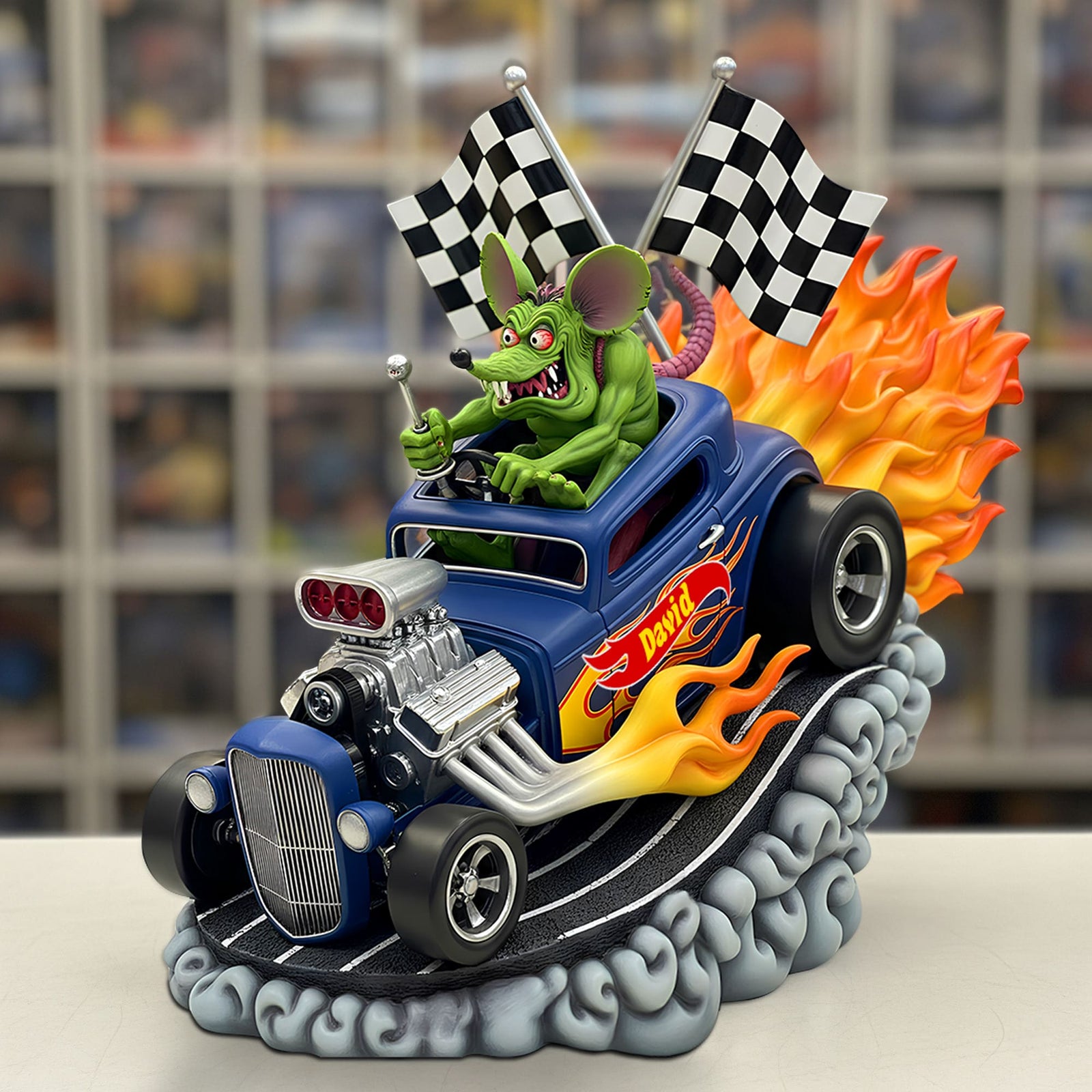 Personalized Gift For Hot Rod Lovers Acrylic Plaque, Hot Rod Racing 03qhtn180625