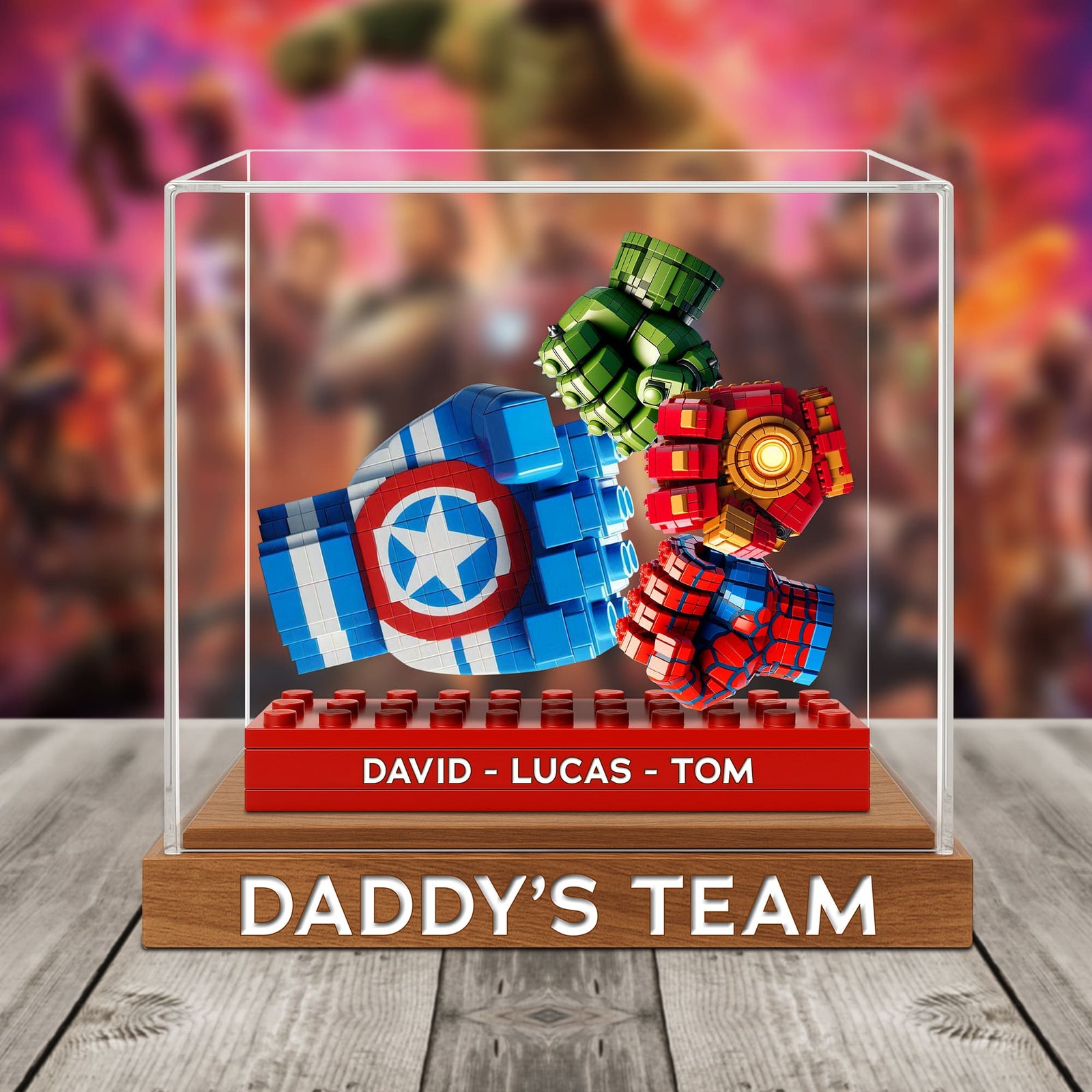Super Dad Plaque - Personalized Gifts For Dad 03ohtn120525-Homacus