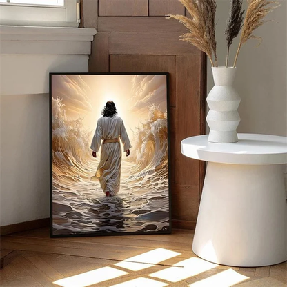 Jesus Walking on Water Canvas Print- Personalized Gifts For Jesus Lovers 02acxd060525
