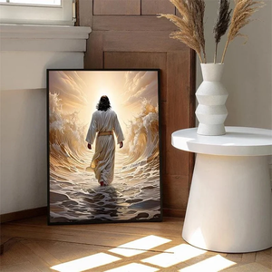 Jesus Walking on Water Canvas Print- Personalized Gifts For Jesus Lovers 02acxd060525