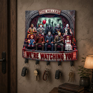 We Are Watching You Acrylic Key Hanger - Personalized Gifts For Horror Lovers 04padh180726