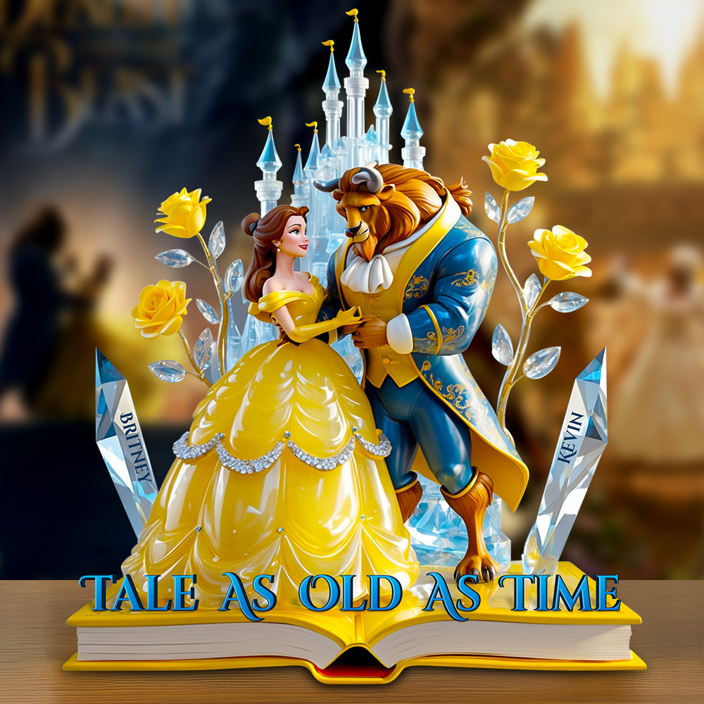 Adorable Couple Acrylic Plaque - Personalized Gifts For Couple 02XQDT010525 - Shaped Plaques - GoDuckee