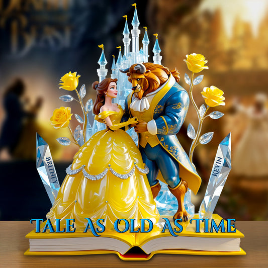 Adorable Couple Acrylic Plaque - Personalized Gifts For Couple 02XQDT010525 - Shaped Plaques - GoDuckee