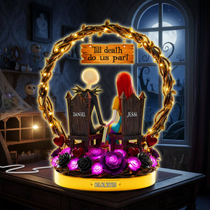 Dark Romance Couple Light Box - Personalized Gift For Couples 04TOLU101125