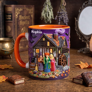 Macabre Spell Sisters Coffee Mug - Personalized Gifts For Halloween 02hutn160926
