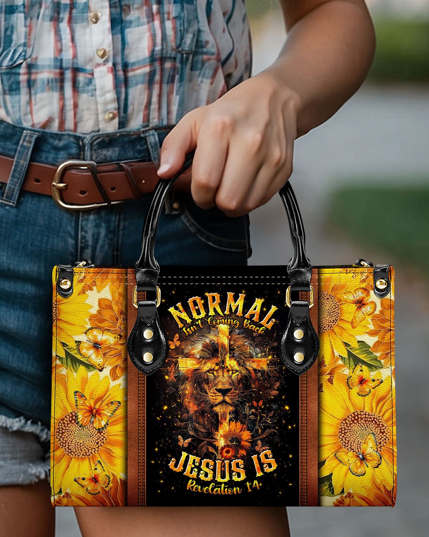 Jesus Is The Revelation Leather Bag 04acxa210425