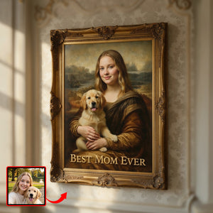 Custom Photo Pet Mom Canvas Poster - Gifts For Pet Lovers 01tydh080426