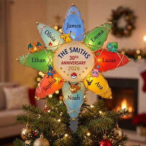 30-Year Collector Era Acrylic Christmas Tree Topper - Personalized Gifts 04HUTN071026