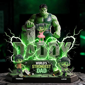 Green Giant Dad Acrylic Plaque - Personalized Gifts For Dad 05todt210526