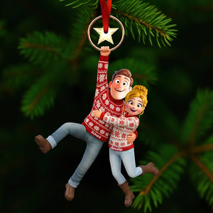 Fun Hanging Couple Ornament - Personalized Gifts For Couple 02qhqn031025