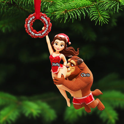 Personalized Gifts For Christmas, Naughty Couple Acrylic Ornament 01ohta081025